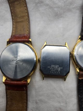 Lotto 3 Orologi Vintage Casio e Seiko Oro