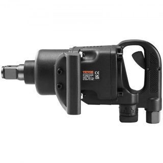 Llave de Impacto Neumática de 2.5 cm, Hasta 3698.45 N·m de Par de Inversión, Llave de Impacto Neumática de 2.5 cm Ligera con 2 Mangos para Reparaciones y Mantenimiento de Alta Dureza