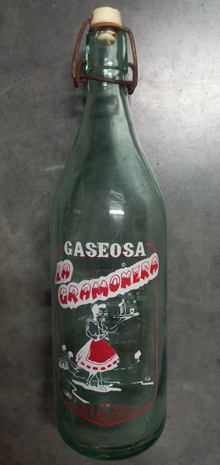 Botella Gaseosa La Gramonera Vintage