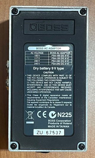 BOSS SYB-5 Bass Synthesizer  Effetto Sintetizzator