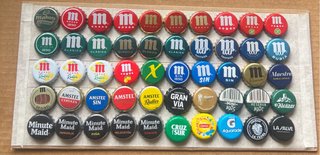 Lotto A73 di 50 tappi corona collezione