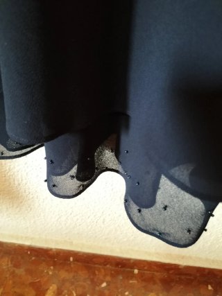 Vestido largo azul