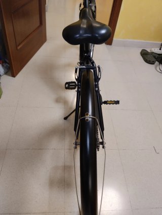 Bicicleta Paseo Mujer B'Twin elops 100 Negra
