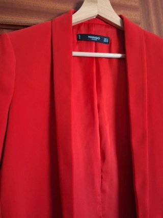 Chaqueta Mango Roja Corta Talla S