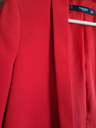 Chaqueta Mango Roja Corta Talla S