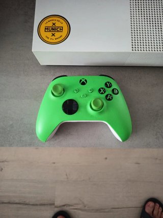 Controller Xbox One verde (difetto pulsante X)