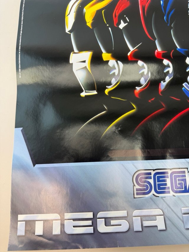 Poster Sega mega drive Power Rangers.