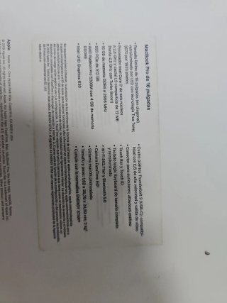 MacBook A2141 i7 16GB 512GB 2019