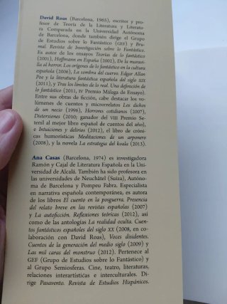 VISIONES DE LO FANTÁSTICO EN LA CULTURA ESPAÑOLA