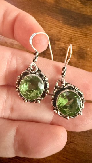 Conjunto Plata 925 y Peridotos