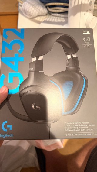 Logitech G432 con Tarjeta de Sonido USB Original"
