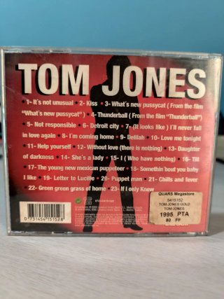 Tom Jones - Gold | CD Original | Grandes Éxitos