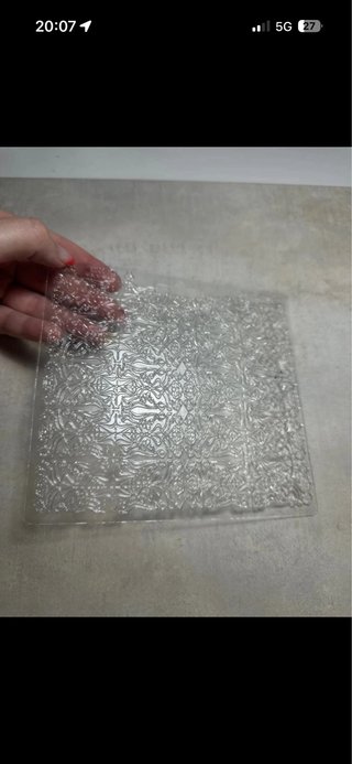 Carpeta Plástico Transparente Estampado