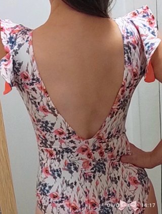Traje de baño estampado floral