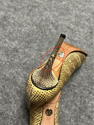 Tacones Dolce & Gabbana Pitón Beige/Marrón