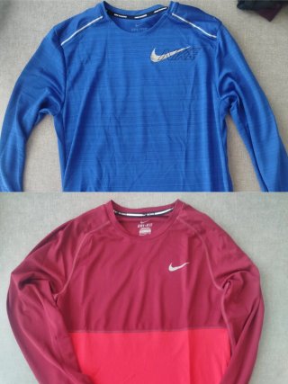 Camisetas Nike Dri-Fit Manga Larga Talla S.