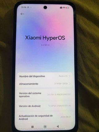 Redmi 15 Xiaomi en perfecto estado
