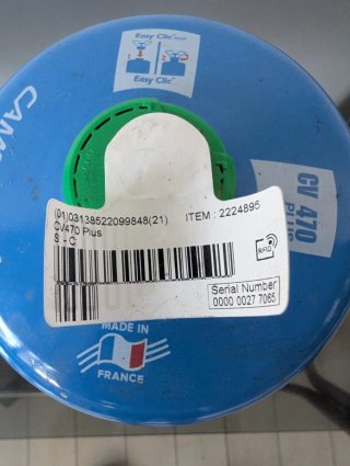 3 bombole di gas Campingaz CV 470 Plus Butano/Propano