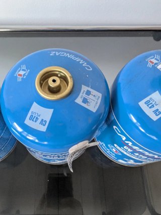 3 bombole di gas Campingaz CV 470 Plus Butano/Propano