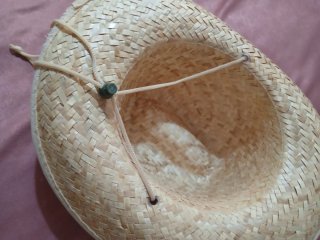 Cappello country in paglia leggerissima beige