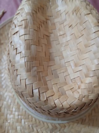 Cappello country in paglia leggerissima beige