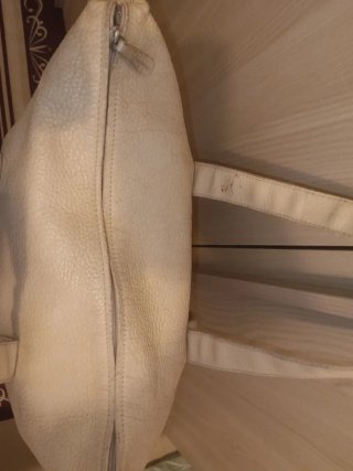Borsa Prada Beige/Bianca Pelle