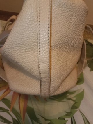 Borsa Prada Beige/Bianca Pelle