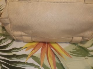 Borsa Prada Beige/Bianca Pelle