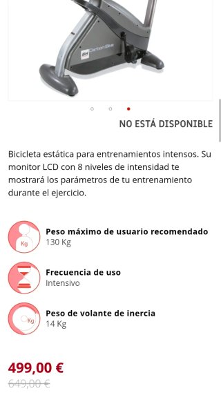 Bici Estática Carbon Bike BH h8702r