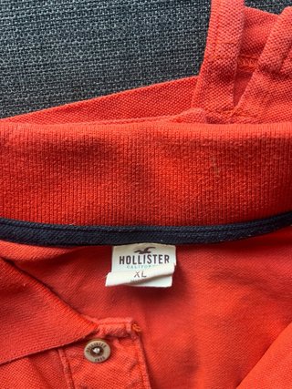Polo Hollister Naranja/Coral Talla XL