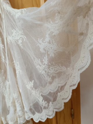 Cárdigan tul bordado talla única 48/50