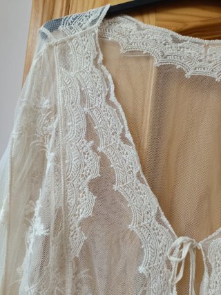 Cárdigan tul bordado talla única 48/50