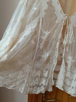 Cárdigan tul bordado talla única 48/50