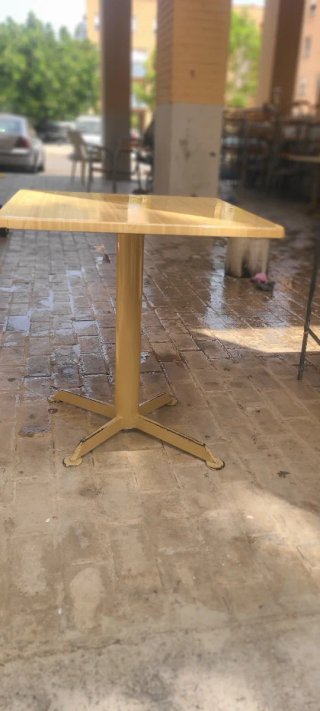 Mesa Terraza Madera y Metal