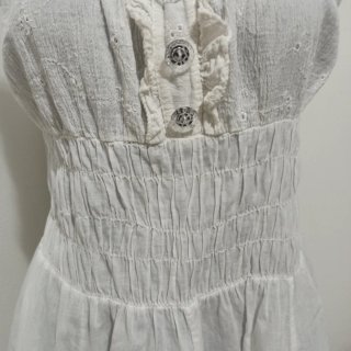 Vestito bianco corto