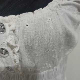 Vestito bianco corto