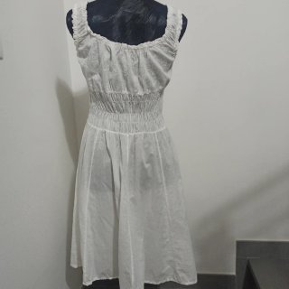 Vestito bianco corto