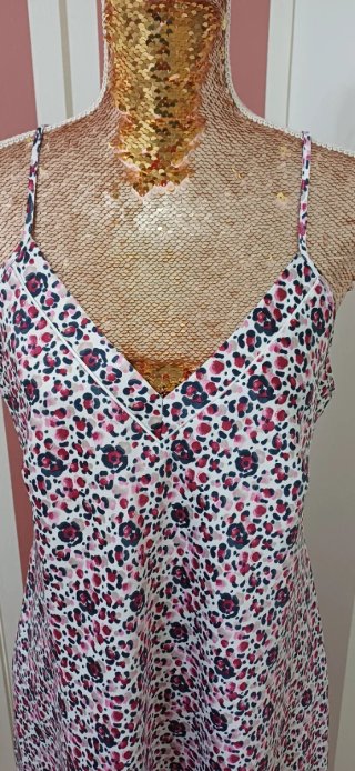 Conjunto Bata y Camisón Satén Indigo Sky