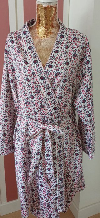 Conjunto Bata y Camisón Satén Indigo Sky