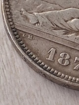 Moneda 5 Pesetas 1870 Plata Gobierno Provisional