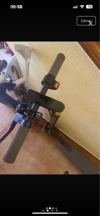 Patinete eléctrico con amortiguador