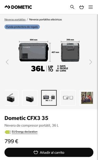 Nevera Dometic CFX3-35