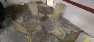 Mesa y 4 Sillas Jardín