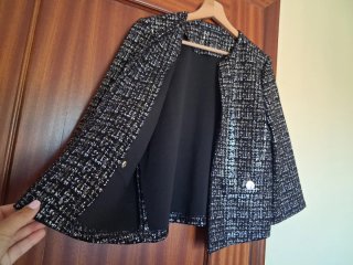 Chaqueta vestir estampada