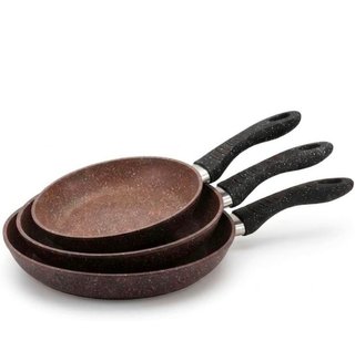 Set 3 Padelle Pietra Lavica Royal+