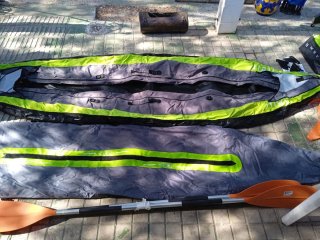 Piragua Hinchable 2 Plazas + Remos