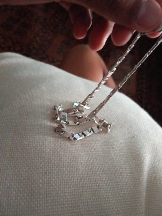 Cadena de plata estilo eslabones