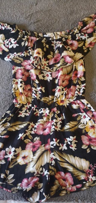 Mono corto estampado floral