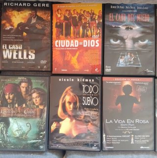 Lote Películas DVD (Español)