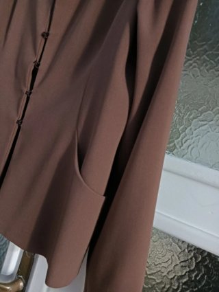 Giacca elegante color tabacco